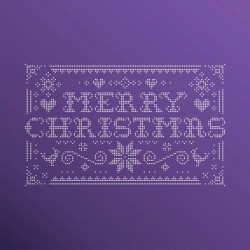 PUNTO DE CRUZ MERRY CHRISTMAS 30X18 STSM119