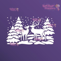 PAREJA DE RENOS 20X25 477