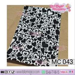 CROMO FONDO CORAZONES BYN MC 043