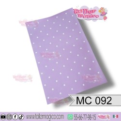 CROMO MORADO PUNTO BLANCO MC 092