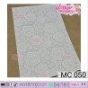 CROMO ENCAJE DE ROSAS ROSA MC 050