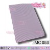 CROMO MINI RAYADO ROSA MC 053