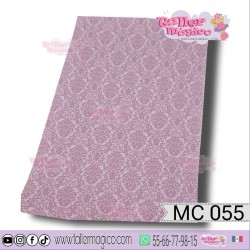 CROMO TAPIZ ROSA MC 055