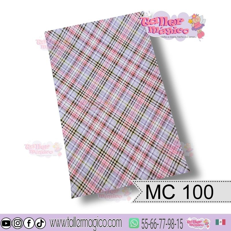 CROMO ESCOSES LILA ROSA MC 100