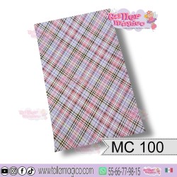 CROMO ESCOSES LILA ROSA MC 100