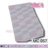 CROMO DEGRADADO ROSA ESTRELLA DORADA MC 057