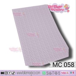 CROMO FONDO MINI CORAZONES ROSAS MC 058