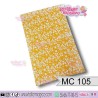 CROMO AMARILLO FLORAL MC 105