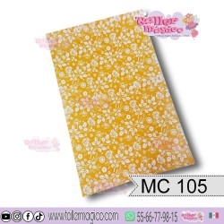CROMO AMARILLO FLORAL MC 105