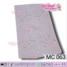 CROMO ROSA ESTRELLITAS DORADAS MC 063
