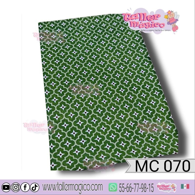 CROMO MOSAICOSO VERDE MC 070
