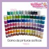 GAMA DE 146 PINTURAS ACRILICAS TALLER MÁGICO
