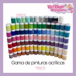 GAMA DE 146 PINTURAS ACRILICAS TALLER MÁGICO