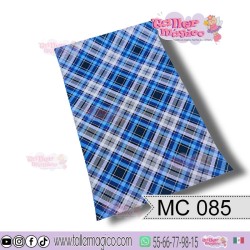CROMO MASCOTA AZUL NEGRO MC 085