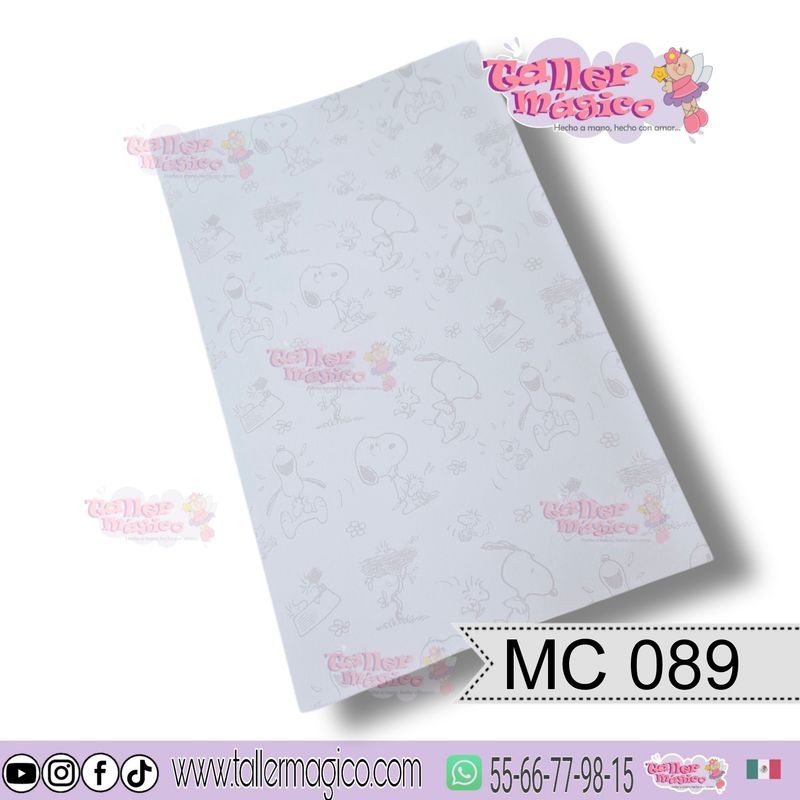 CROMO FONDO SNOOPY SUTIL MC 089
