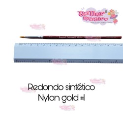 PINCEL LINER NYLON GOLD REDONDO (REDONDO SINTETICO) 1