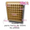 MUEBLE TARRO 100ml 56pzas