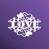 L0VE ARABESCO NEGATIVO STSM023