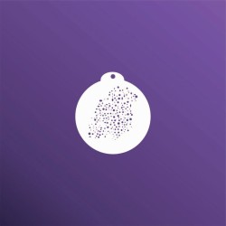 ESFERA CON TEXTURA PUNTITOS STSM070