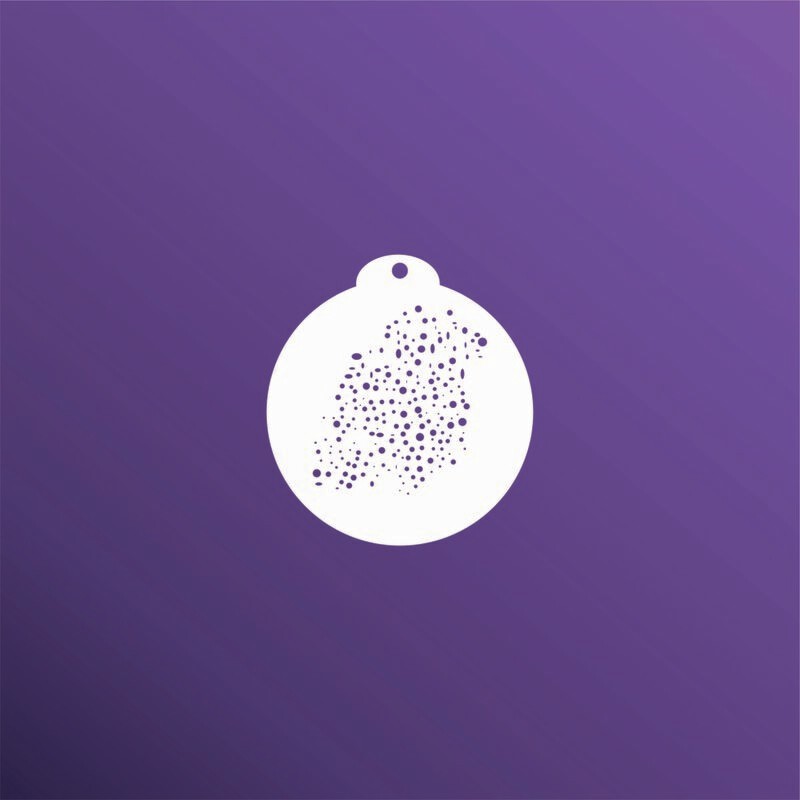 ESFERA CON TEXTURA PUNTITOS STSM070