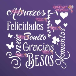 MINI ABRAZOS 13X13 124