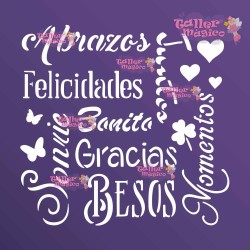 MINI ABRAZOS 13X13 124