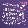 MINI ABRAZOS 13X13 124