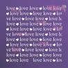 TEXTURA LETRAS LOVE 20X25