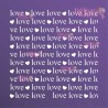 TEXTURA LETRAS LOVE 20X25